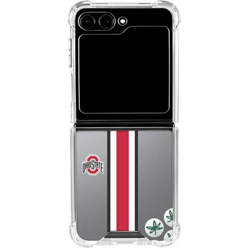 Ohio State University Buckeyes Galaxy Z Flip6 Clear Case